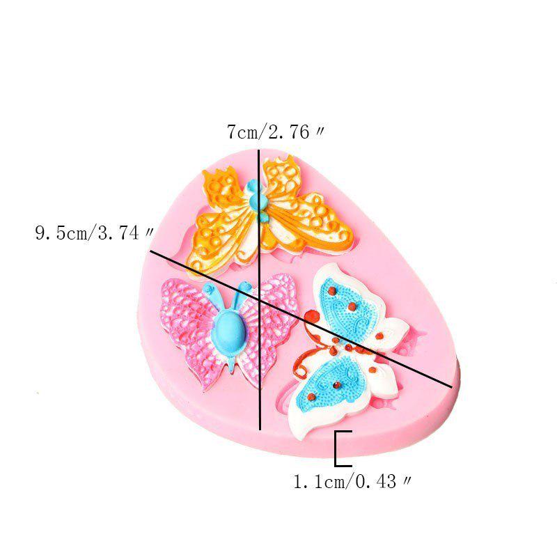 Silikonová forma Dort ve tvaru motýla Fondán Sušenky Pečivo Forma na čokoládu Pomůcky na zdobení dortů