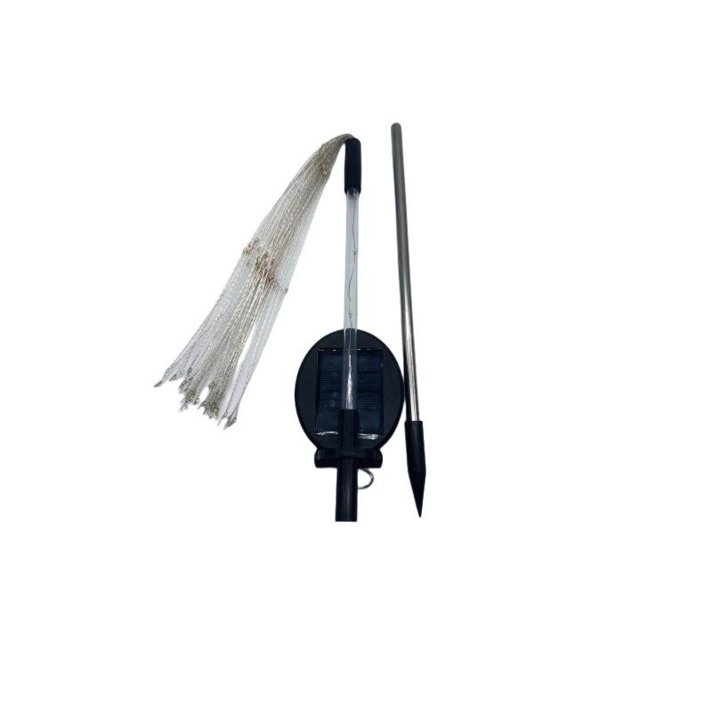 Solar LED Waterproof Dandelion Fairy Lights with Copper Wire and Ground Plug