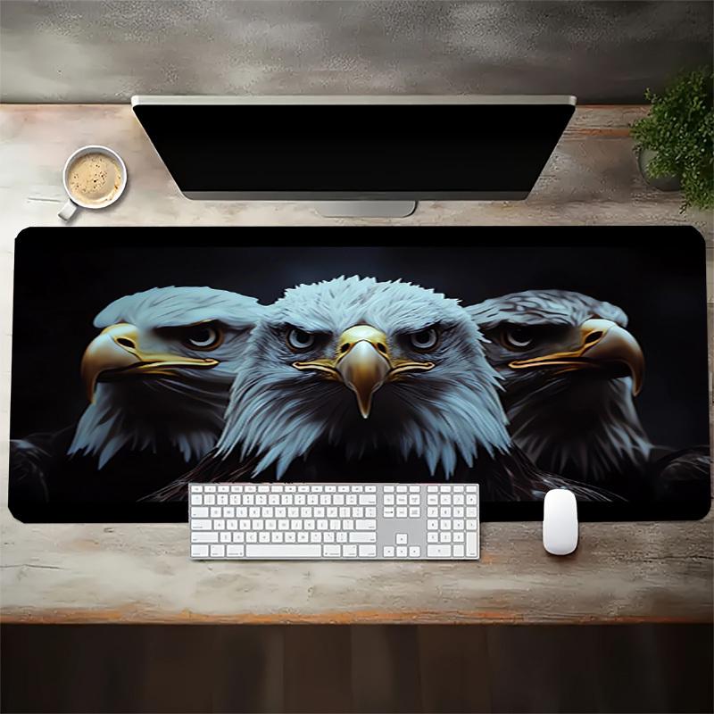1pc Eagle Trio Portrait Computer Pad  Mouse Pads for Desk,Gamers and Office Use 020294