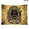 Custom Name Everton Football Club Printed Tapestry – Wall Hanging for Bedrooms, Dorms, and Home Decor