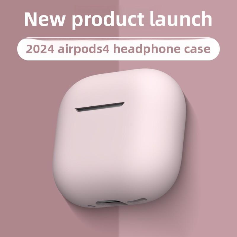 Applicable Airpods4 Earphone Case Protective Case AirPods Wireless Bluetooth Headset Silicone Case