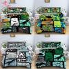 3D Digital Printing Bedding Camouflage Dinosaur Cartoon Quilt Cover Three-Piece Set