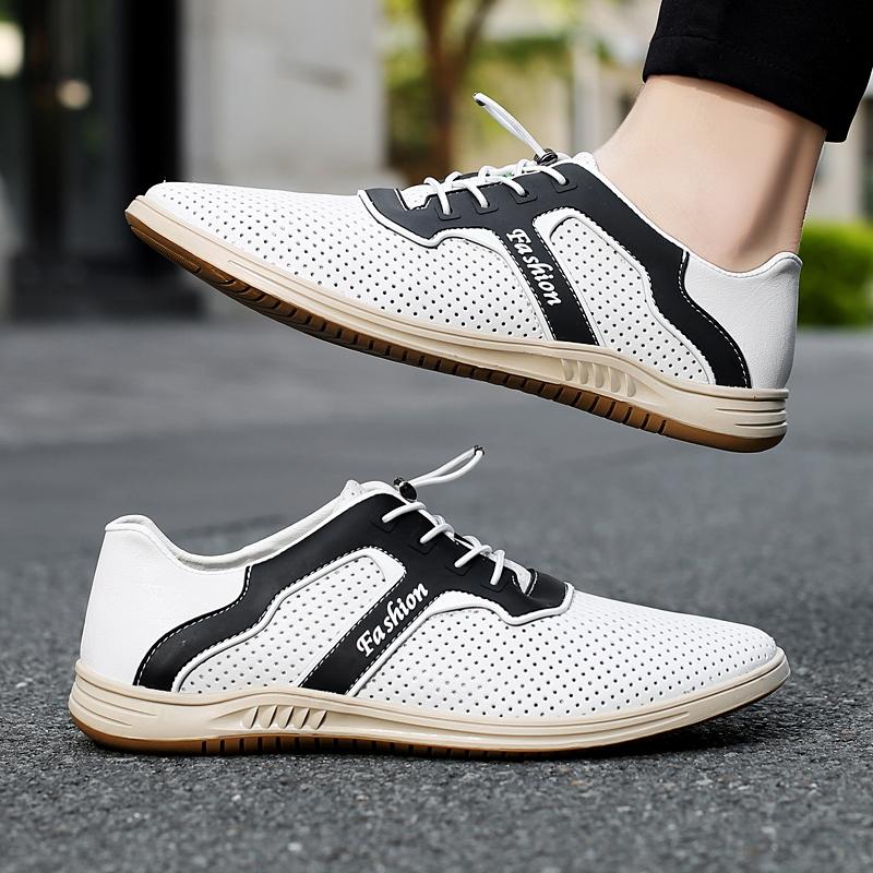Fashion Outdoor lightweight elastic band design  casual classic breathable Soft Bottom walking  shoes fashionable round-toe sports shoes