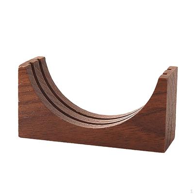 Coffee Screen Base Wood Storage Rack 51/58mm Puck Stand Display for Machine Parts