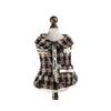 Pet Autumn and Winter Woolen Dress Cute Dress Backpack Pearl Lace Jacket Dog Christmas Clothes Puppy Clothes