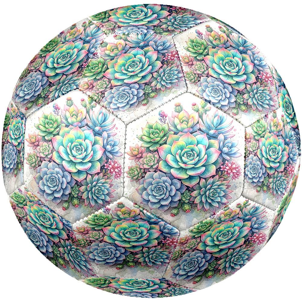 1pc Succulent Garden Size 5 Soccer Ball Professional Lightweight Durable Match Training Football Indoor &Outdoor Sports BallTraining Ball Y43