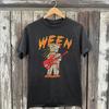 Ween Band Guitar Robot Unisex Black Cotton T-Shirt