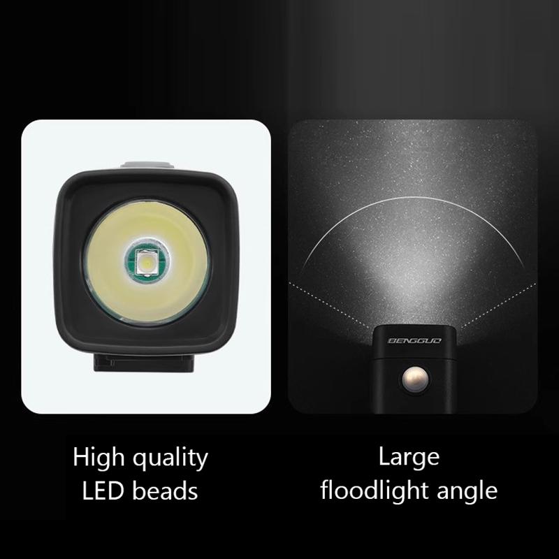 Bike Headlight Usb Rechargeable Bike Front Light Waterproof Super Bright Bike Light 3 Modes For Night Riding