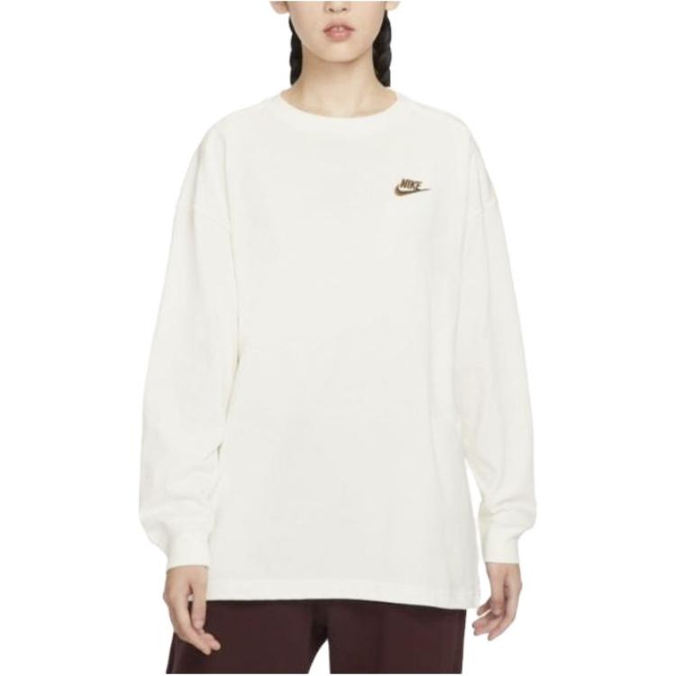 Nike Sportswear Essential Women'ss Long-Sleeve T-shirt Beige HJ0838-133