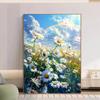 5d DIY Diamond Painting Cross Stitch Daisy Rainbow Scenery Diamond Embroidery Mosaic Full Round Drill Home Decor Crafts