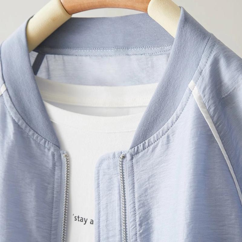 Women  Summer    Sunscreen Clothes Short Coat Baseball Jacket Western Style  Top