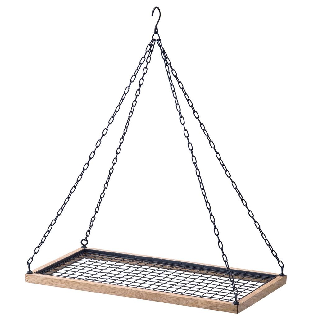 POSH LIVING Mesh Hanger, Natural, Size: Approx. W40 D20 H46.5 (Product Code: 41365)