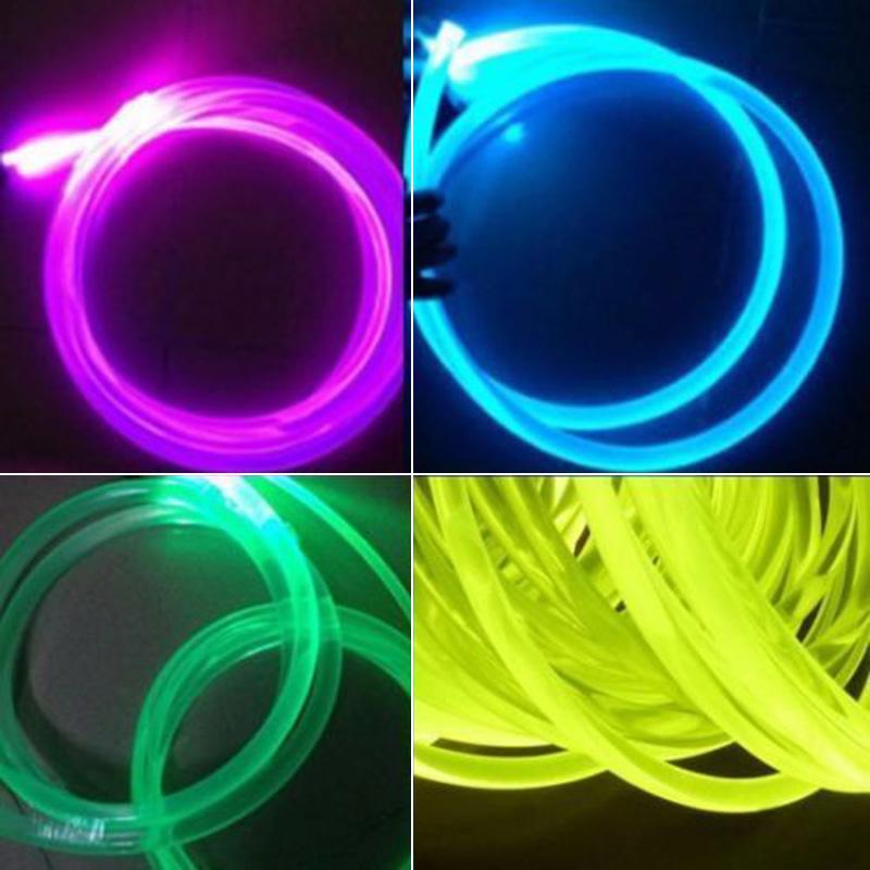 PMMA Side Glow Optical Fiber Cable 1.5/2/3/4mm Diameter Car LED Optic Cable Ceiling Lighting Lights Bright Party Light Decor