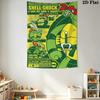 Shell Shock Tmnt Art Show Tribute Tapestry Background Cloth Fashion Print Christmas Gift Home Decor Atmospheric Background Cloth