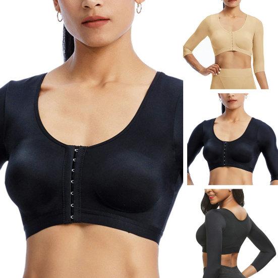 Ladies Bra Front Breast Support Bra Implant Stabilizer Wide Shoudler Strap Post Surgery Compression Underwear Surgical Breast Augmentation Bralette