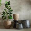 Minimalist Large Cement Flower Pot for Indoor and Outdoor Green Plant Décor
