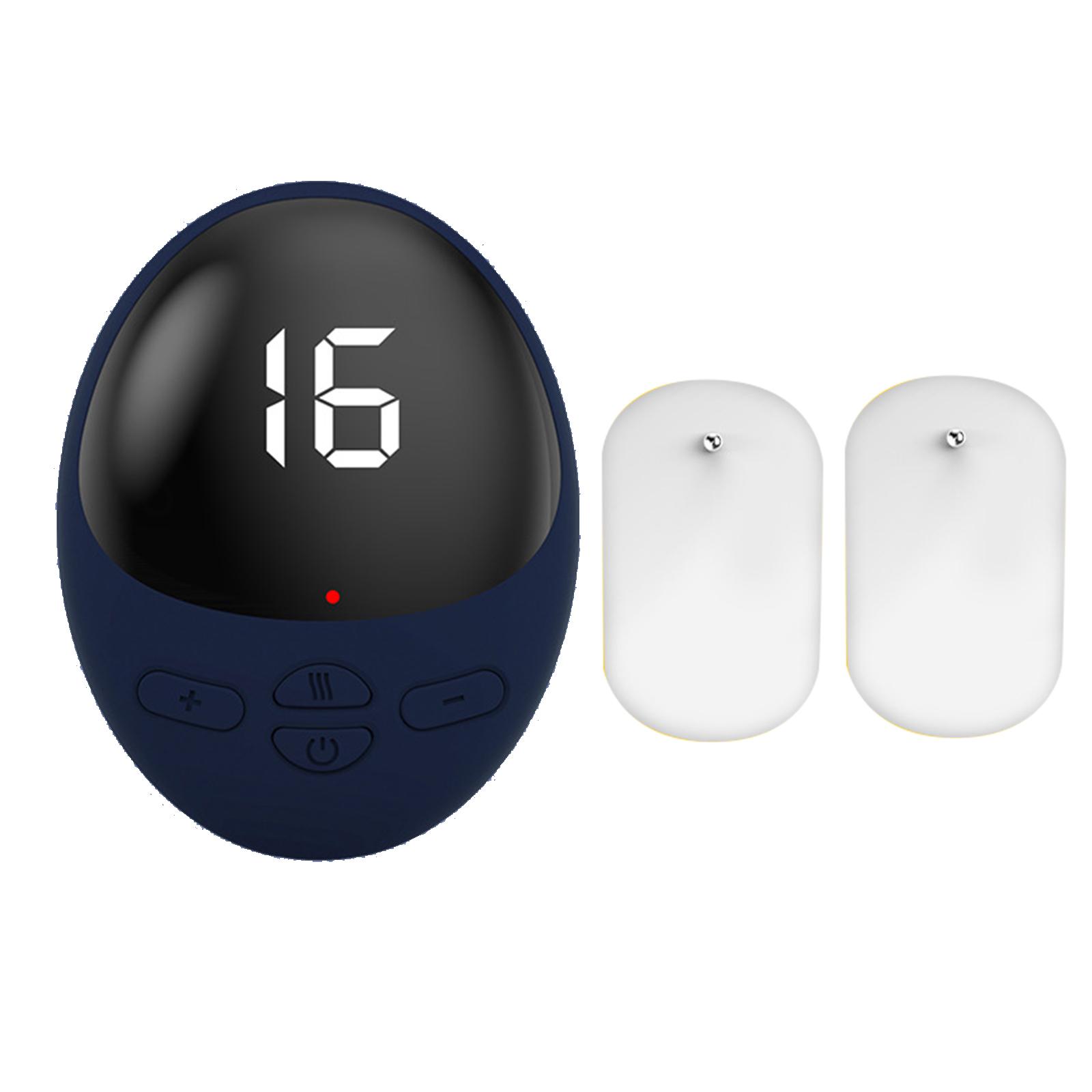 

Електрична стимуляція м язів Міні-масажна накладка для плечей і шиї Пульс-терапія Портативна електрична шия синій