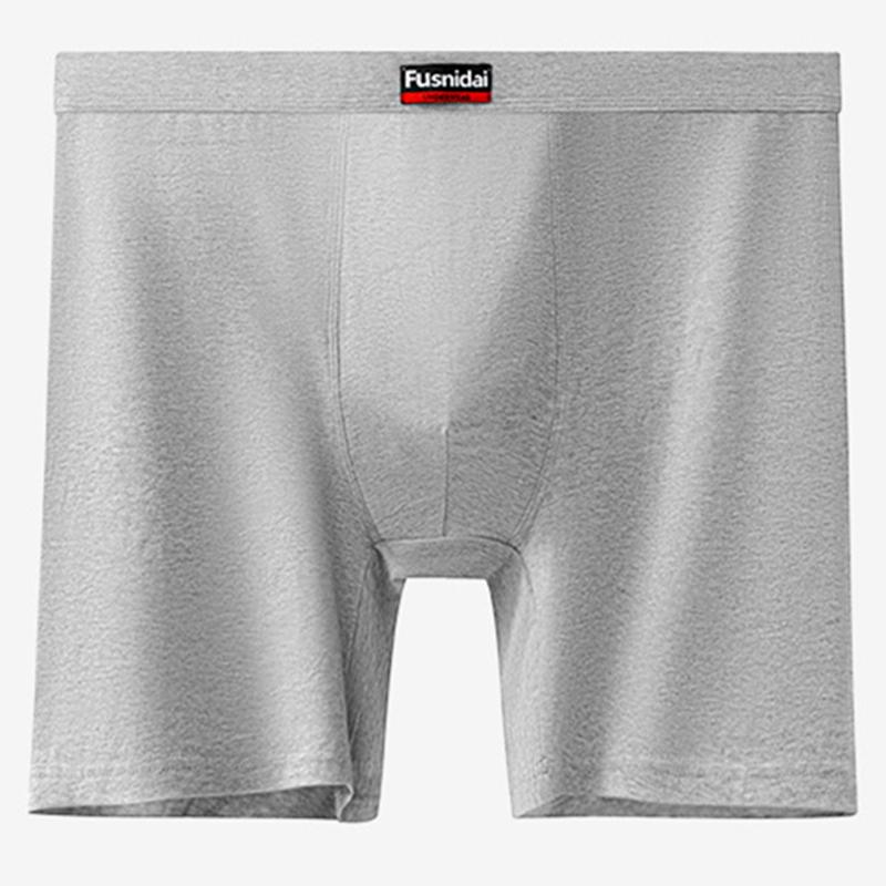4 Pcs Men's Underwear Long Leg Plus Size Boxer Shorts Oversize Underpants Cotton Undies Loose Panties Fit 60-210KG
