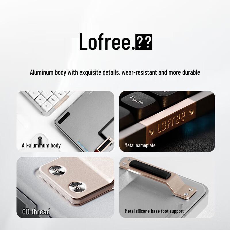 LOFREE OE915 84-Key Low-Profile Dual-Mode Mechanical Keyboard