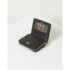 Daks Black Dd Logo Leather Wallet