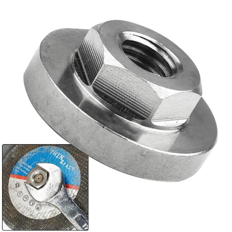 Hexagon Nut for 100 Type Angle Grinder Stainless Steel Hexagon Nut Pressure Plate Quick Change Locking Nut Angle Grinder Acces