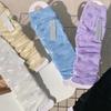 Womens Long Arm Leg Sleeves Ultrathin Lace Sun Protective Cooling Ice Silk Arm Leg Covers Fingerless Gloves Accessories