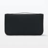 MUJI Polyester Passport Case with Clear X 13 X OHCA3A2S Pocket, Black, Approx. 23.5 2.5 Cm,