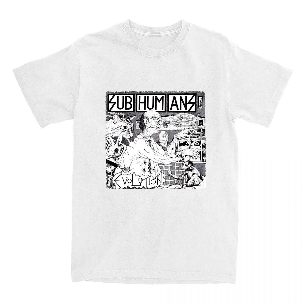 Punk Band SubhuUnisexs Tshirt Short Sleeve Cotton Summer Teeshirt Casual UnisexWomen Heavy Unisextal Tshirts Gothic Fashion Unisex Tee