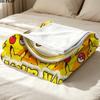 Custom Name,Pikachu Printed Flannel Blanket, soft throw for bedroom sofa, washable, Christmas present, great gift.