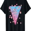 Pink Flower Japan Sakura Synthwave Vaporwave Cherry Blossom T-Shirt