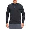 Asics Running Apparel Series Moisture Wicking Pullover Crew Neck Long Sleeve T-Shirt Men Tops Black 2011D321-001