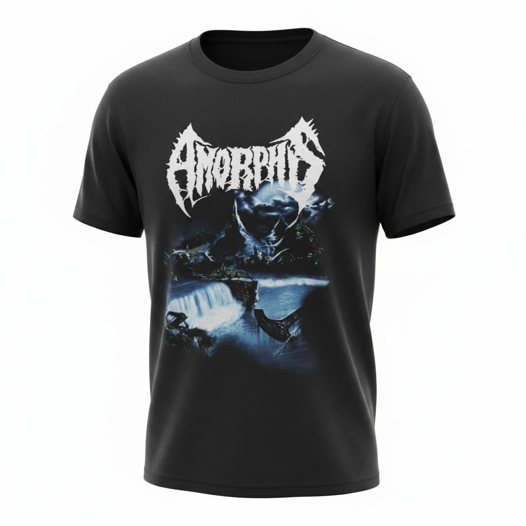 Amorphis Band Tshirt Size XL Tales From The Thousand Lakes Black Metal A1928 XXL