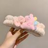 Cute Cartoon Plush Hair Tie Headband - Women's Makeup & Face Wash Accessory