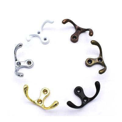 Crochet de cintre en alliage de zinc Stable Forte capacité de charge Porte-manteau mural Épaissi Durable Porte-vêtements Universel