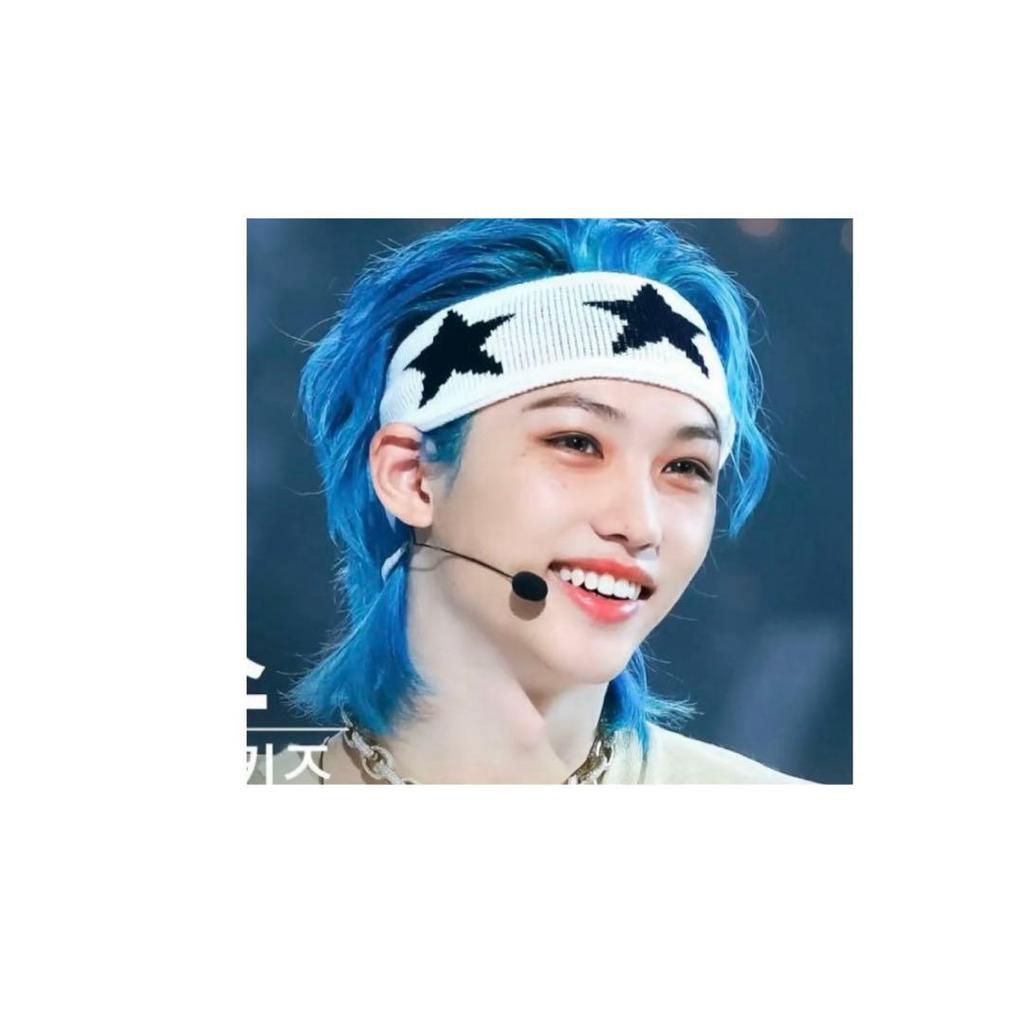 [USED] LOTSYOU Headband Navy Unisex