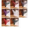 European and American Sexy Thong Women's Mesh Embroidery Transparent Temptation Cross Low Waist Hot One Thread T Panties 2240