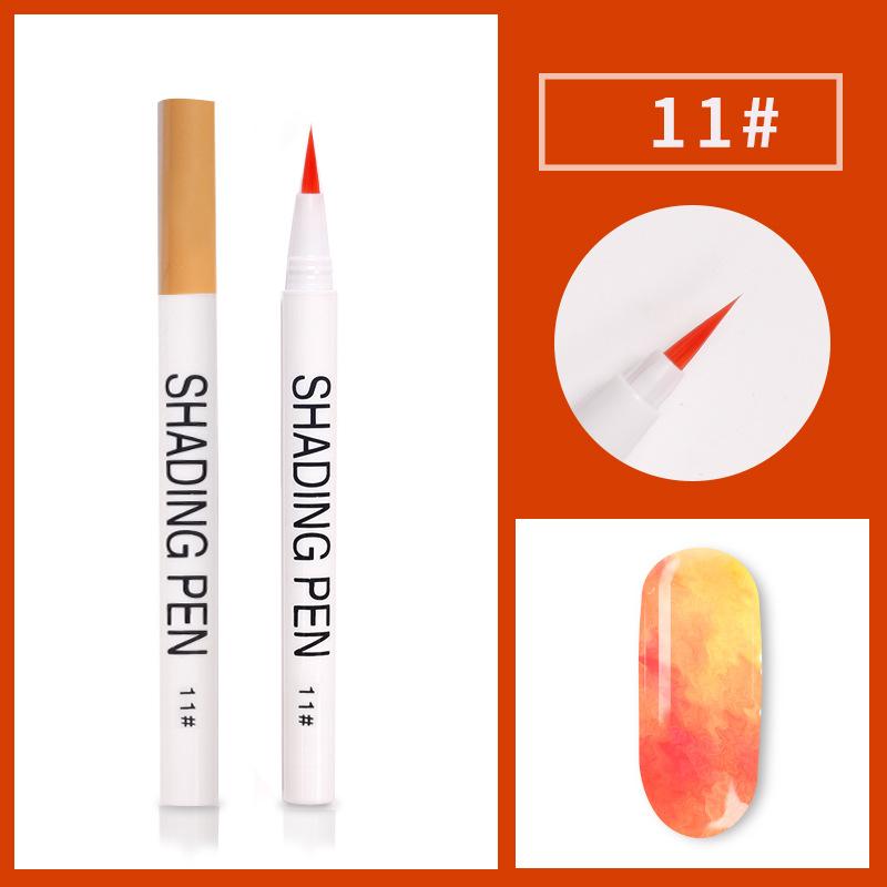 Nail Art Pen Blooming UV Gel Nail Smudge Ink Drawing Pen Marbling Manicure Abstract Painting Brush Nail DIY Tool