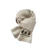 Xiaomi japanese style cute bearembroider wool cartoon scarf for women autumn winterheattech student couple easiest for matchknitting scarf