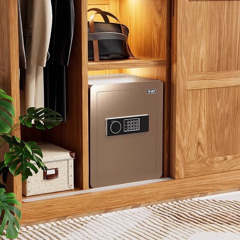 Electronic Security Safe Small Home All Steel Anti Theft Password Fingerprint Lock Storage Cabinet