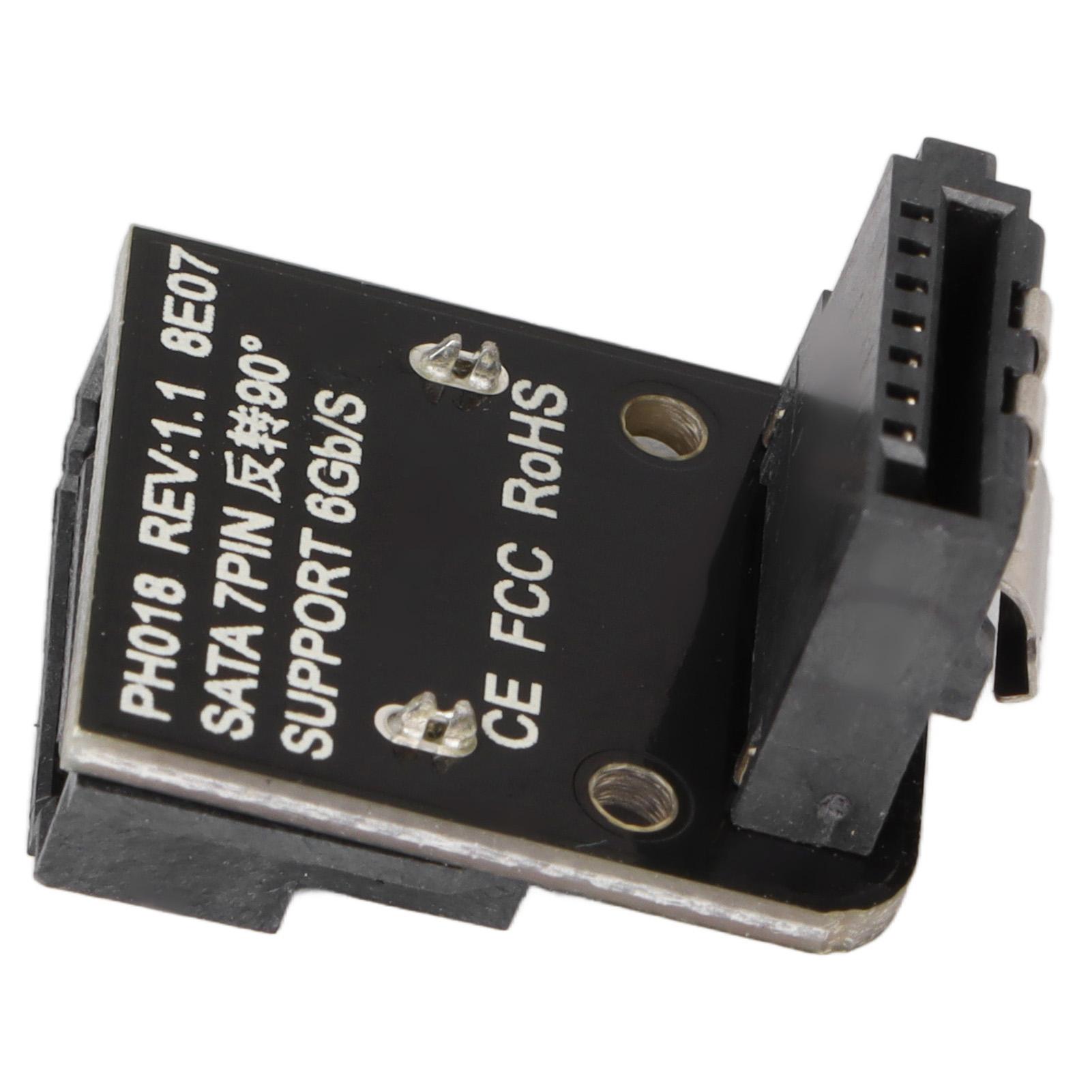 90 градусов Адаптер Sata Тонкая работа Устойчивость к истиранию Простая установка Разъем материнской платы