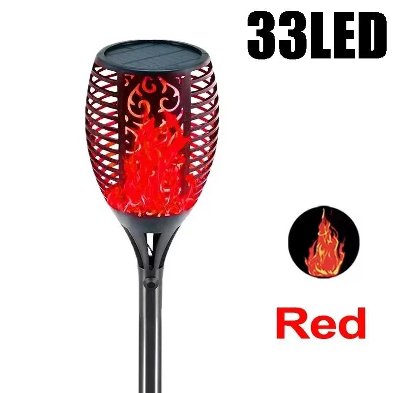 12LED Solar Flame Light Outdoor Waterproof Torches Landscape Lamp for Courtyard Garden Yard Halloween Decorations Lighting