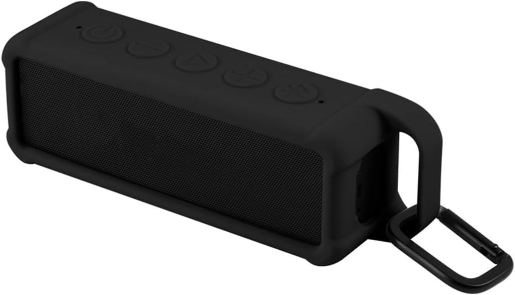 ZLiT Silicone Cover for Anker Soundcore Portable Silicone Cover Skin Case for Anker Soundcore 2 Portable Speaker 2, (Black)