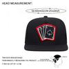Trendy New Poker A Four Flat Edge Hat Trendy Hip Hop Hat Outdoor Leisure Sunshade Hat Neutral Mesh Hat Adjustable Baseball Hat