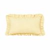 45x45cm Ruffled Cushion Cover 30x50cm Piping Pillowcase Plaid Cushion Cover  Bedroom Decoration