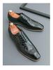 Men's British-Style Leather Shoes - Spring/Autumn 2026 Collection, Casual Large Size Business Footwear