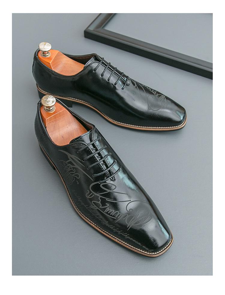 Men's British-Style Leather Shoes - Spring/Autumn 2026 Collection, Casual Large Size Business Footwear