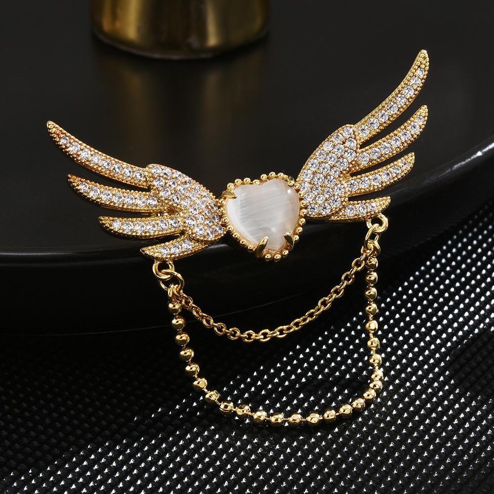 Senior Brooches Flower Leaf Brooch Pins for Women Suit Pendant  Fashion Brooches Jewelry
