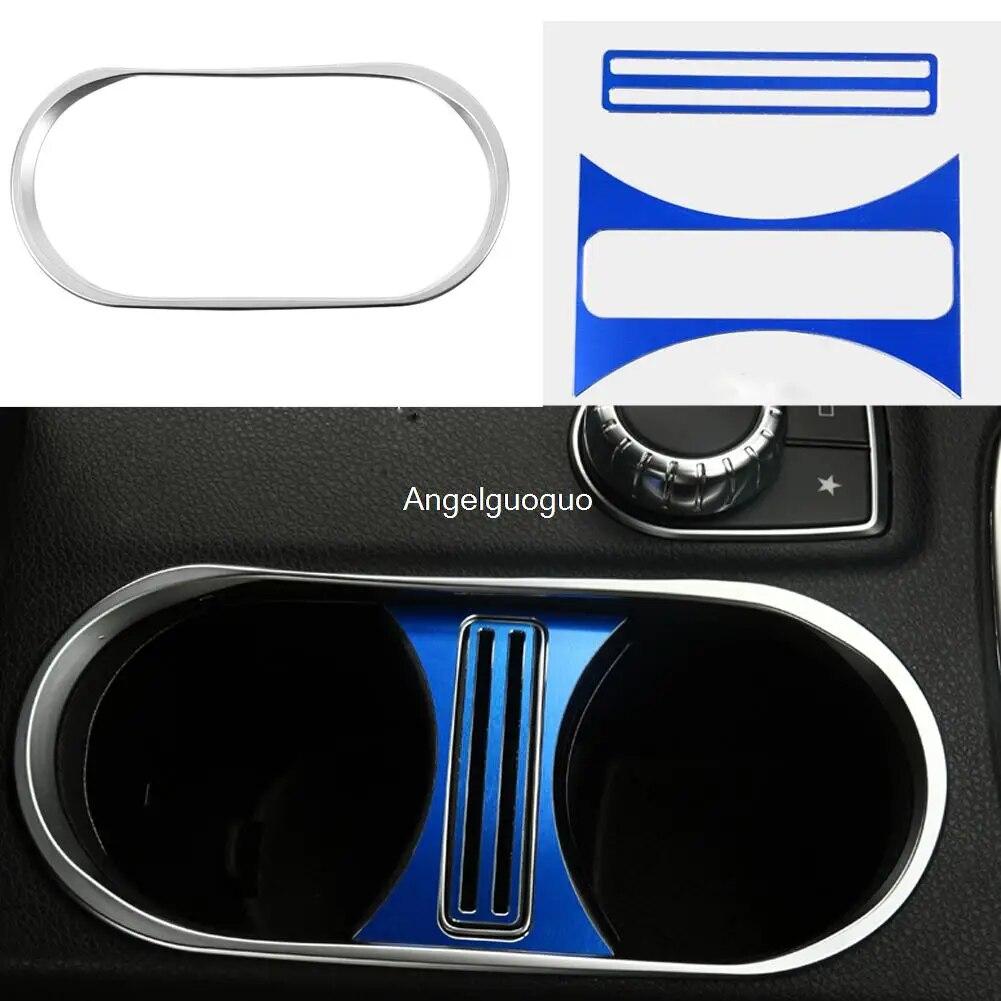 Car Styling Center Console Water Cup Holder Cover Trim For Mercedes Benz A Class W176 B W246 CLA C117 W117 GLA X156