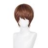 Death Notes Night Goddess Cos Wig Brown Men's Junior Handsome Short Hair