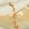 Women's Stainless Steel Starburst Bracelet - Stylish, Chic, and Versatile